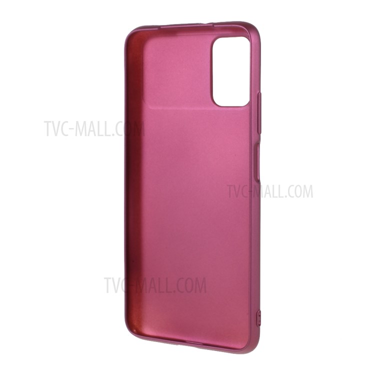 Quality Frosted TPU Phone Cover for Xiaomi Poco M3 - Wine Red-3