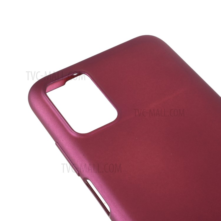Quality Frosted TPU Phone Cover for Xiaomi Poco M3 - Wine Red-7