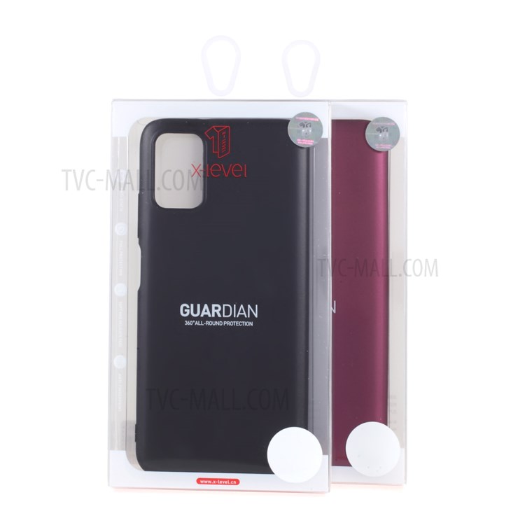 Quality Frosted TPU Phone Cover for Xiaomi Poco M3 - Wine Red-9