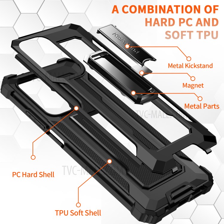 Drop-proof Jazz Series Hybrid Phone Cover Case for Xiaomi Mi 10T 5G/Mi 10T Pro 5G/Redmi K30S - Black-2