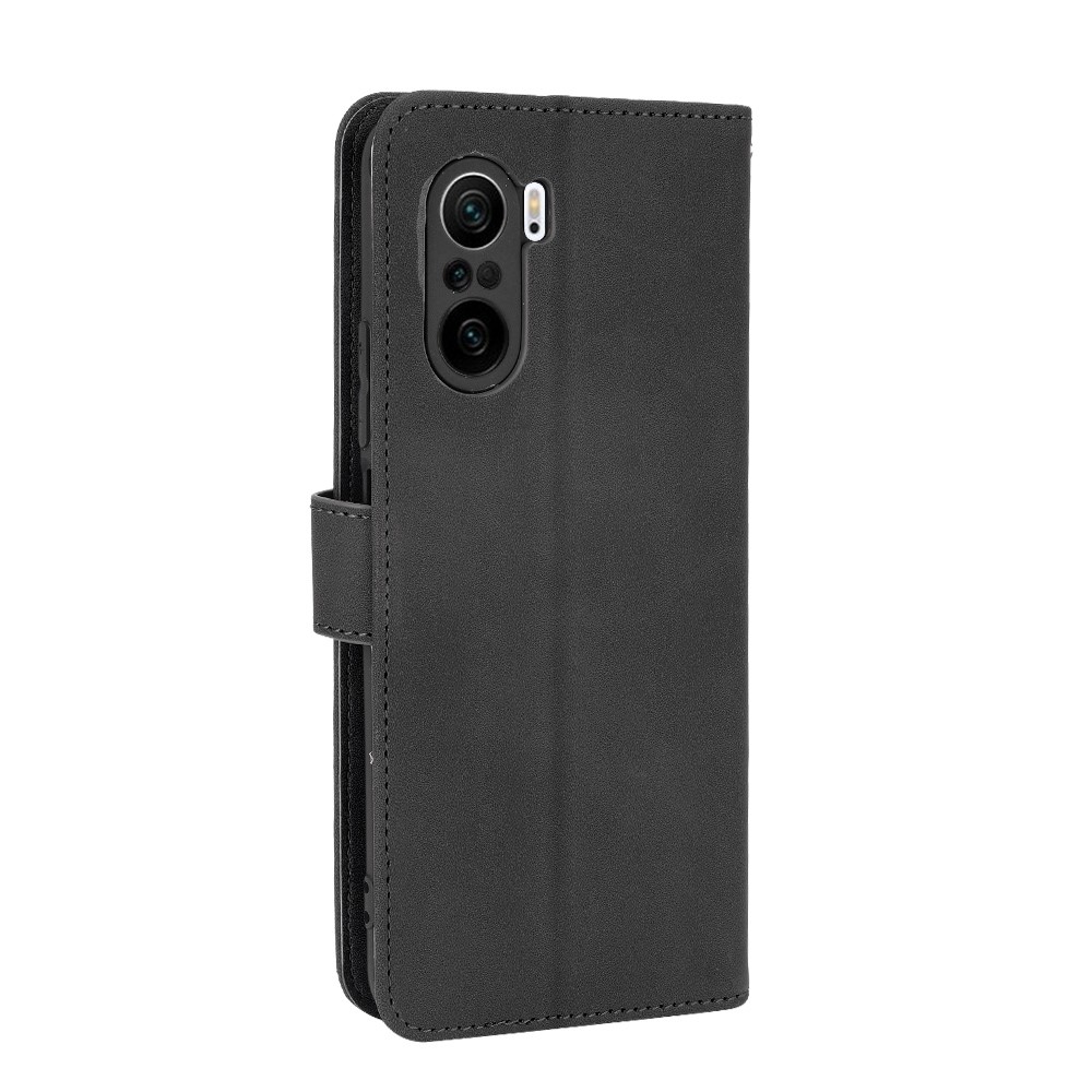Skin-touch Leather Flip Cover Shell for Xiaomi Redmi K40 / K40 Pro - Black-6