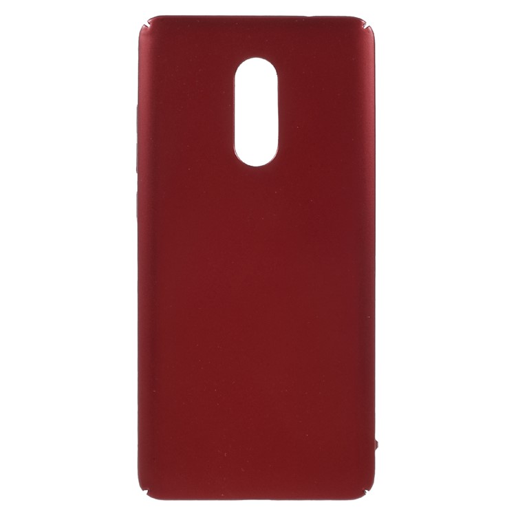 Matte Anti-fingerprint Plastic Back Mobile Case for Xiaomi Redmi Note 4X - Red-1