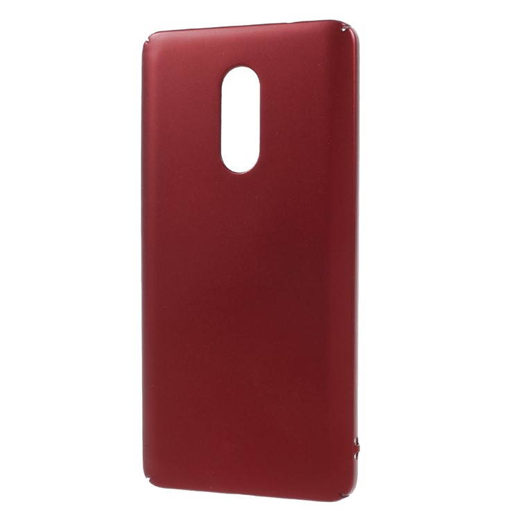 Matte Anti-fingerprint Plastic Back Mobile Case for Xiaomi Redmi Note 4X - Red-2
