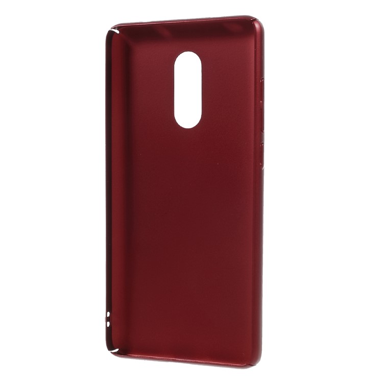 Matte Anti-fingerprint Plastic Back Mobile Case for Xiaomi Redmi Note 4X - Red-3