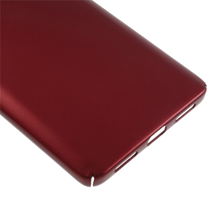 Matte Anti-fingerprint Plastic Back Mobile Case for Xiaomi Redmi Note 4X - Red-5