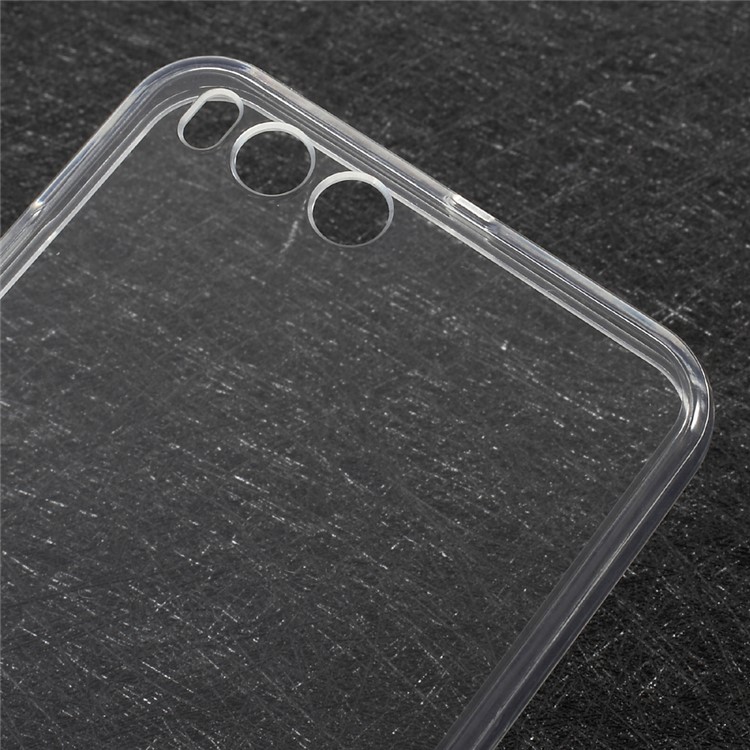 Hybrid TPU + Acrylic Transparent Clear Back Cover Case for Xiaomi Mi 6-4