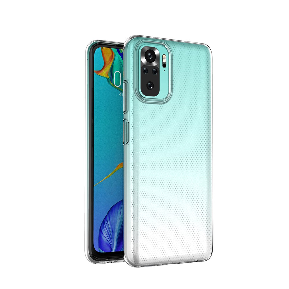 Ultra Thin Crystal Clear TPU Phone Protective Case for Xiaomi Redmi Note 10 4G/Note 10S-1