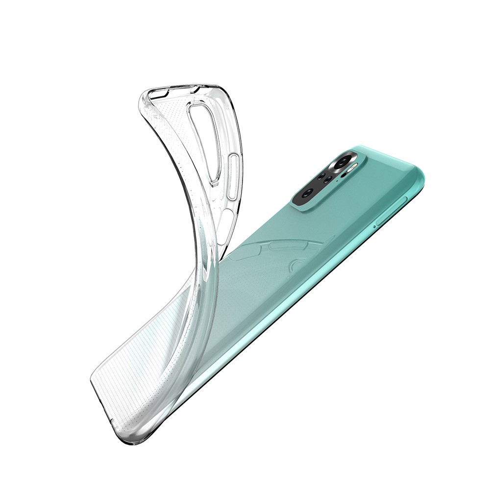 Ultra Thin Crystal Clear TPU Phone Protective Case for Xiaomi Redmi Note 10 4G/Note 10S-3