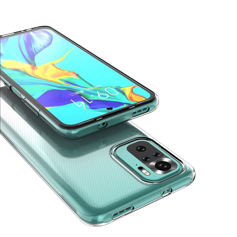 Ultra Thin Crystal Clear TPU Phone Protective Case for Xiaomi Redmi Note 10 4G/Note 10S-5