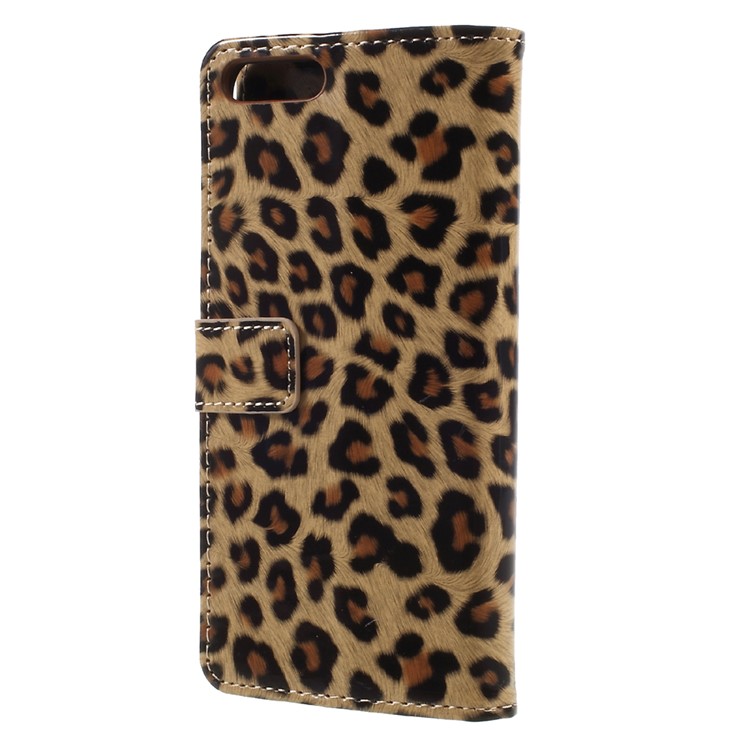 Leopard Pattern Leather Wallet Cover Case for Xiaomi Mi 6-2