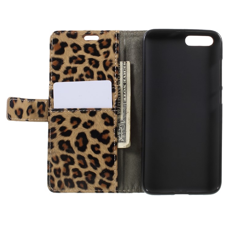 Leopard Pattern Leather Wallet Cover Case for Xiaomi Mi 6-5