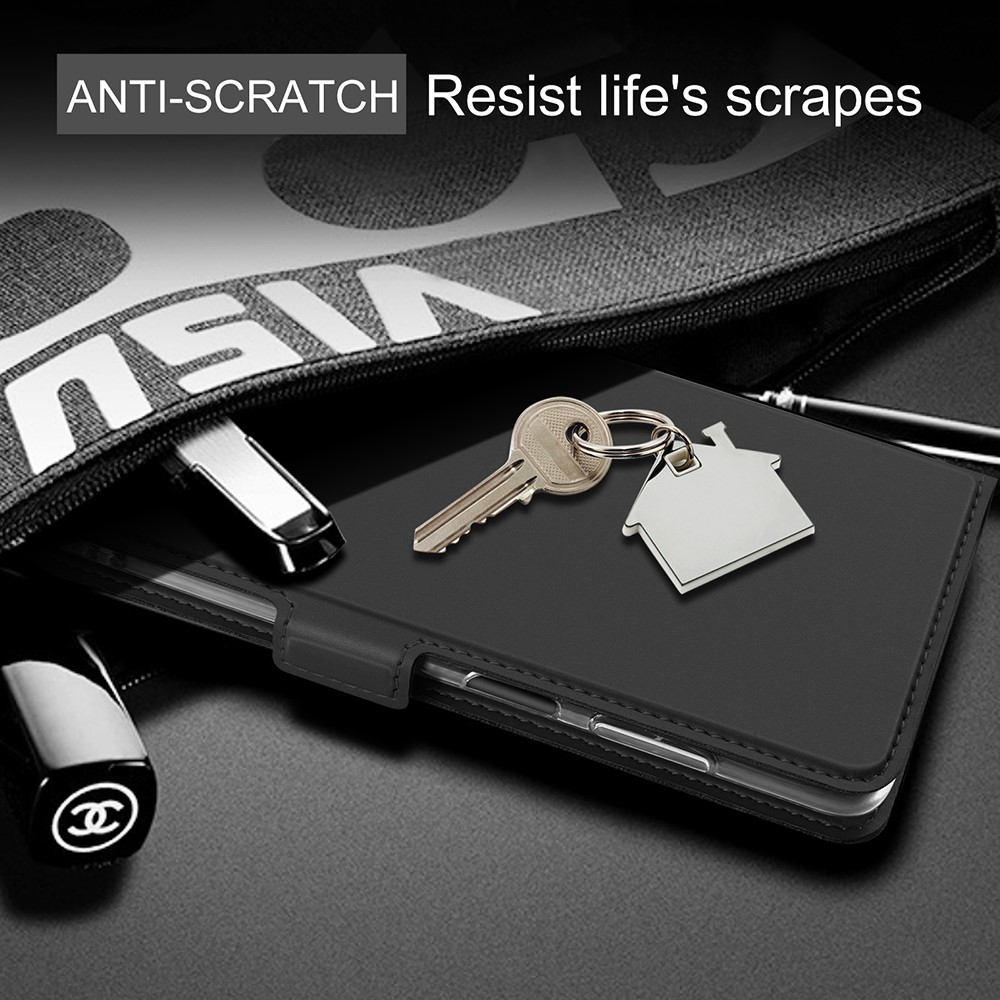 PU Leather Auto-absorbed Phone Casing for Xiaomi Redmi 9T - Black-6