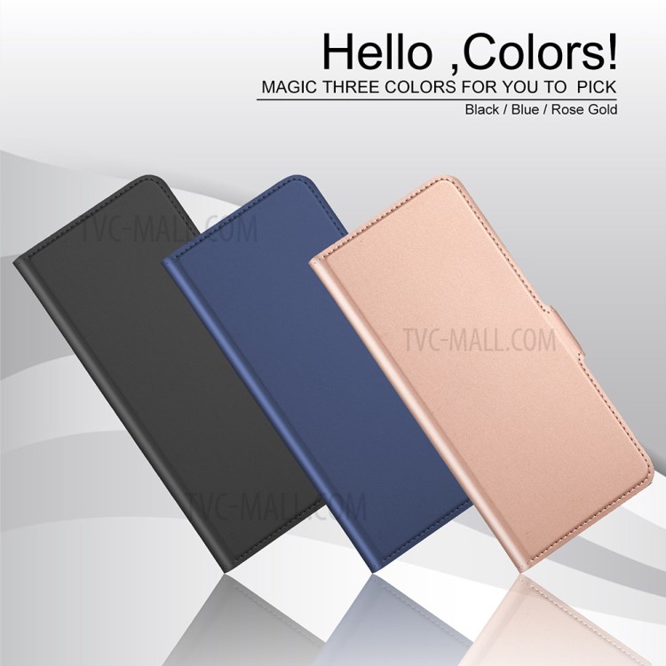 Thin & Firm PU Leather Phone Stand Shell Case with Card Holder for Xiaomi Redmi Note 9T 5G / Note 9 5G - Black-11