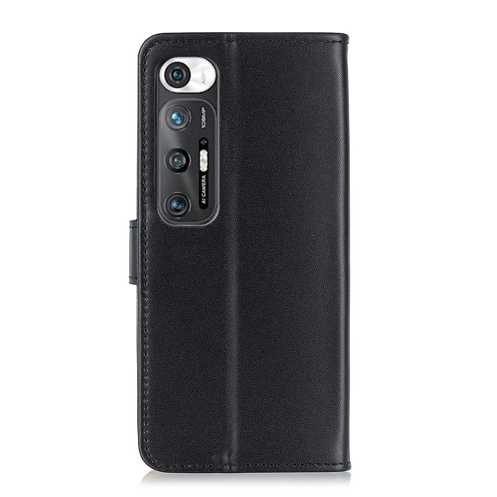 Magnetic Clasp Design Leather Shell Case with Stand for Xiaomi Mi 10S - Black-6