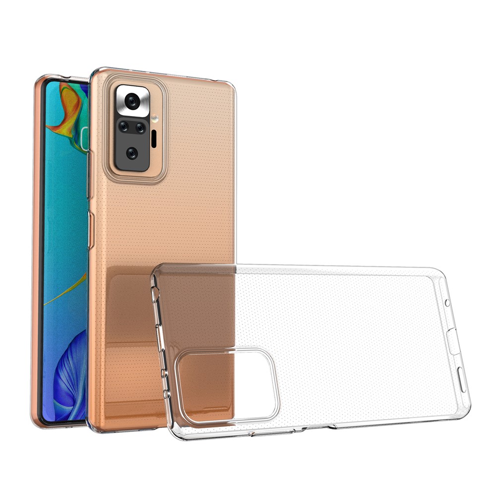 Crystal Clear Ultra Thin TPU Phone Protective Case for Xiaomi Redmi Note 10 Pro-4
