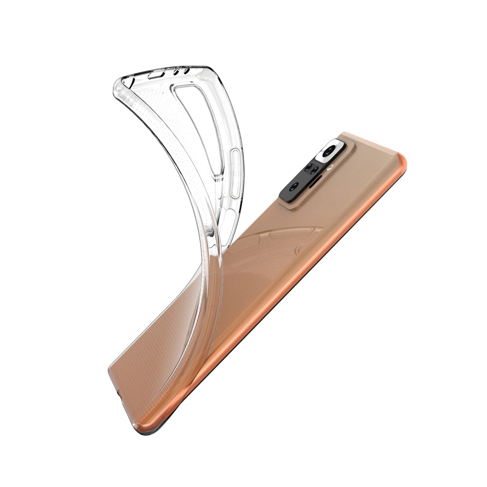 Crystal Clear Ultra Thin TPU Phone Protective Case for Xiaomi Redmi Note 10 Pro-5