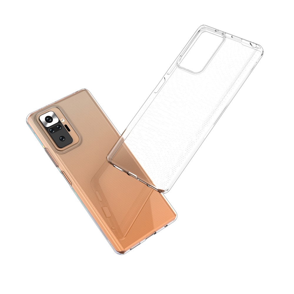 Crystal Clear Ultra Thin TPU Phone Protective Case for Xiaomi Redmi Note 10 Pro-6