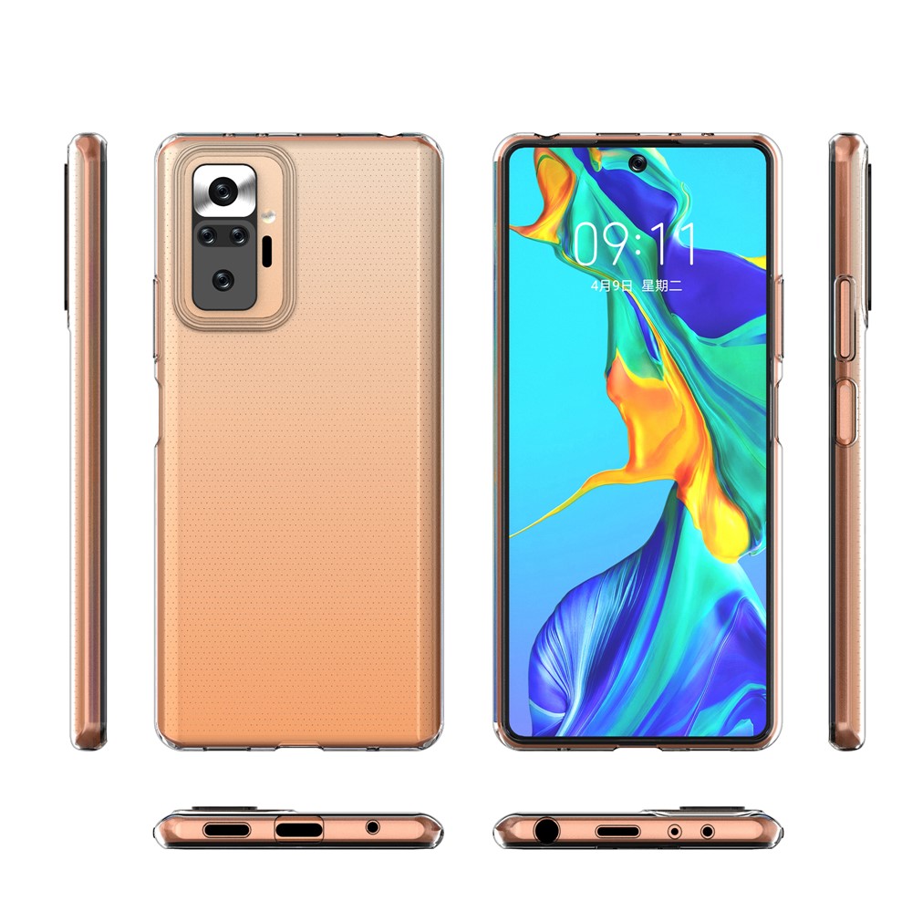 Crystal Clear Ultra Thin TPU Phone Protective Case for Xiaomi Redmi Note 10 Pro-8