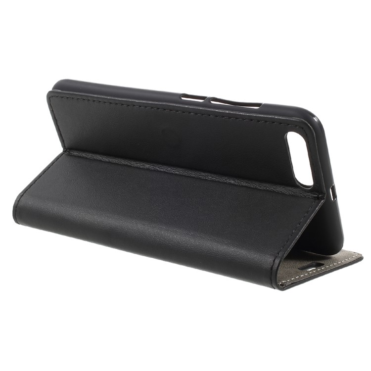 Flip Leather Cover Stand Card Holder Phone Case for Xiaomi Mi 6 - Black-4