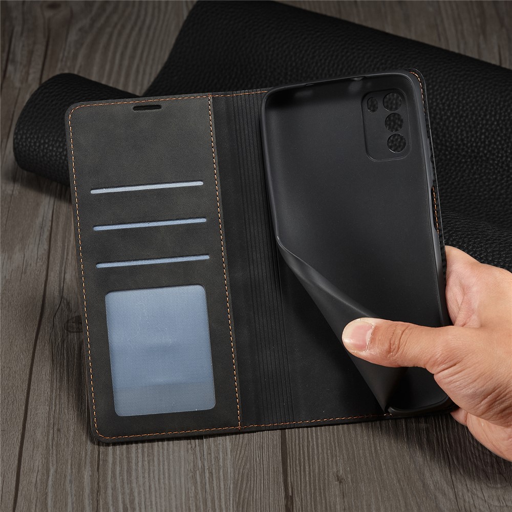 FORWENW Fantasy Series Skin Feeling Leather Case for Xiaomi Poco M3 - Black-10