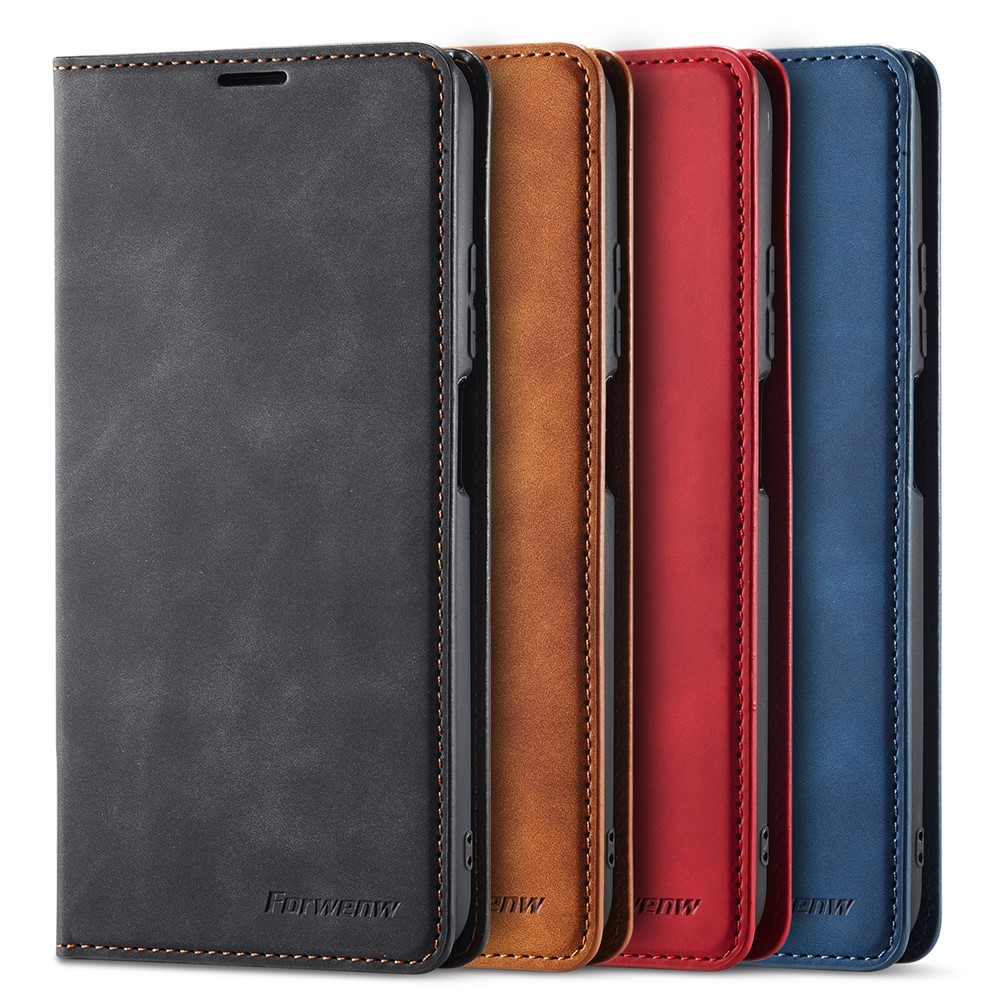 FORWENW Fantasy Series Skin Feeling Leather Case for Xiaomi Poco M3 - Black-11