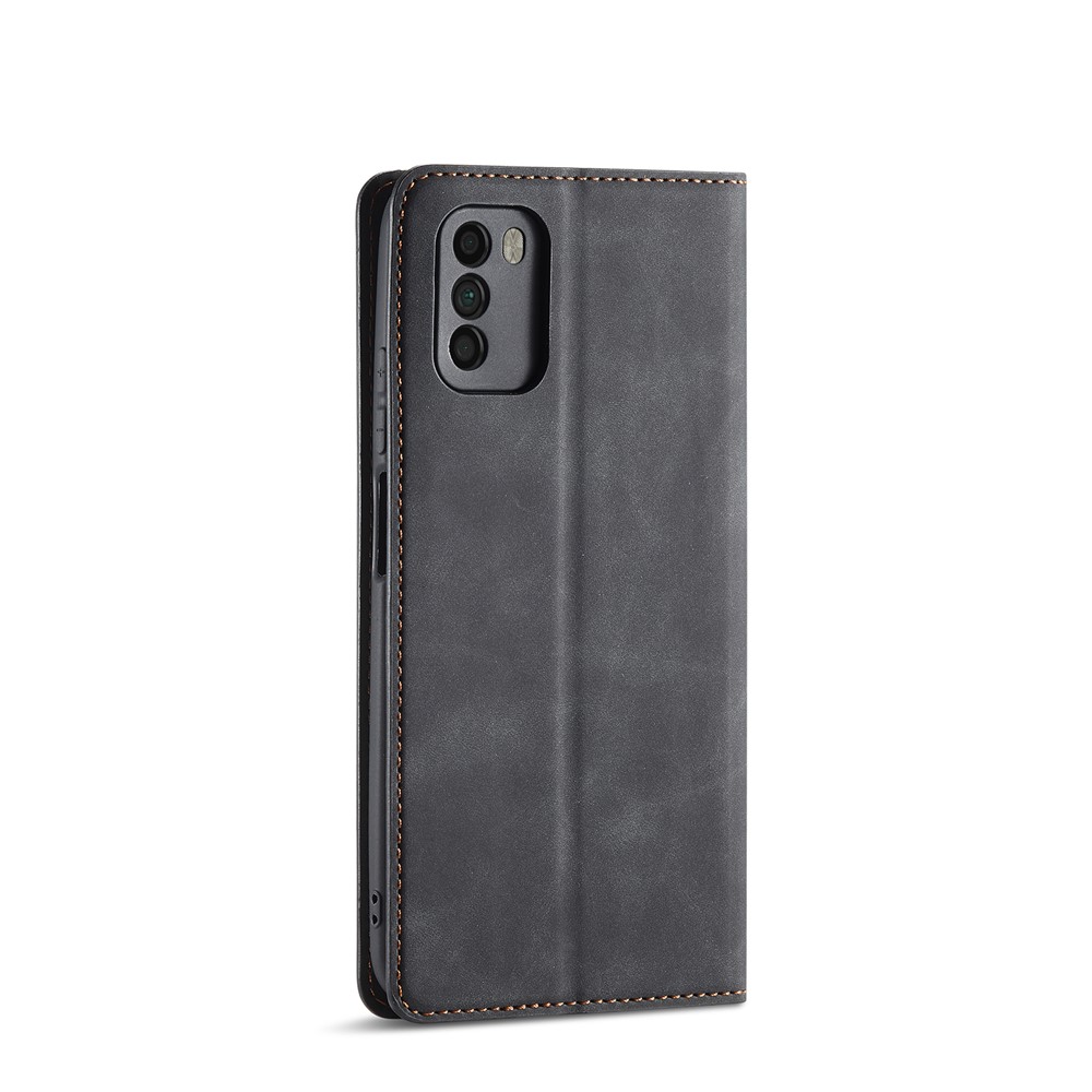 FORWENW Fantasy Series Skin Feeling Leather Case for Xiaomi Poco M3 - Black-3