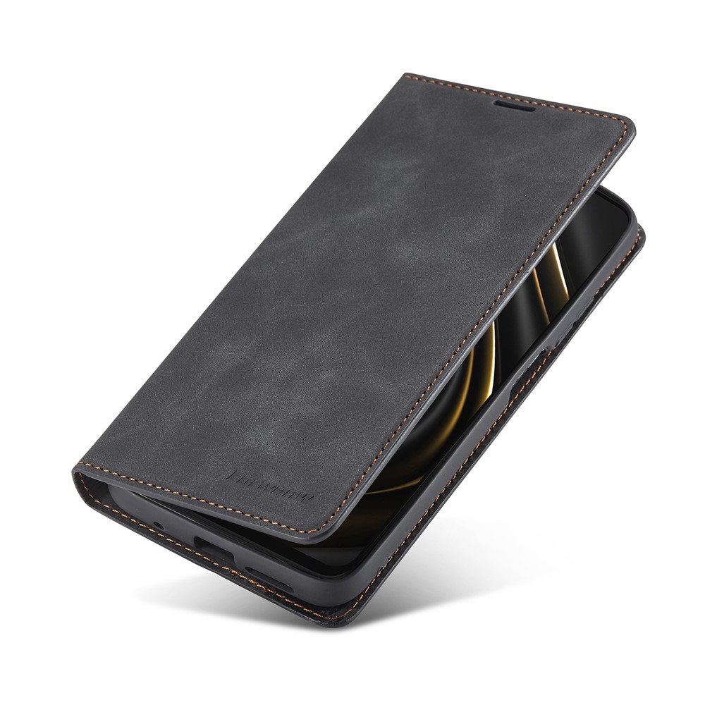 FORWENW Fantasy Series Skin Feeling Leather Case for Xiaomi Poco M3 - Black-5