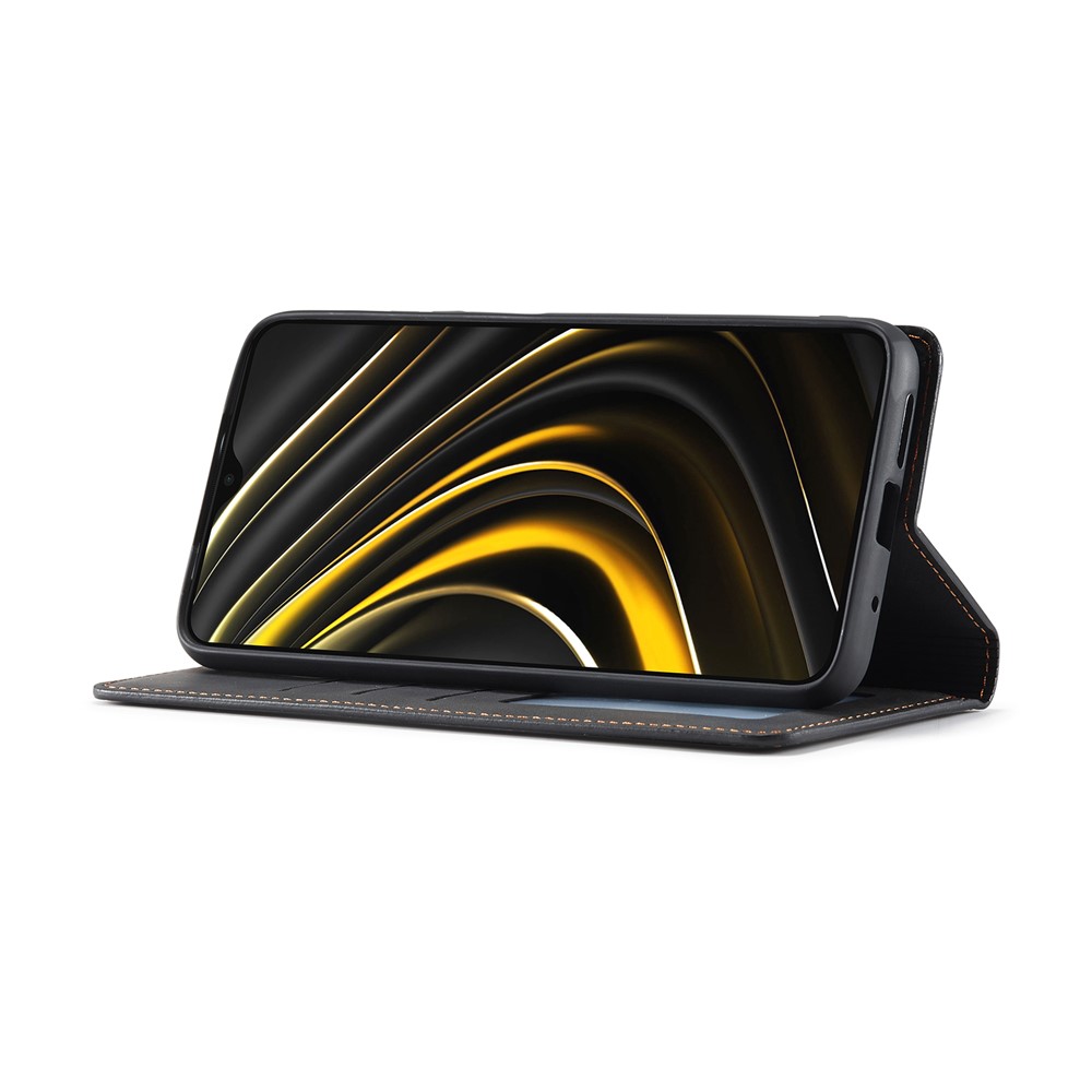FORWENW Fantasy Series Skin Feeling Leather Case for Xiaomi Poco M3 - Black-6