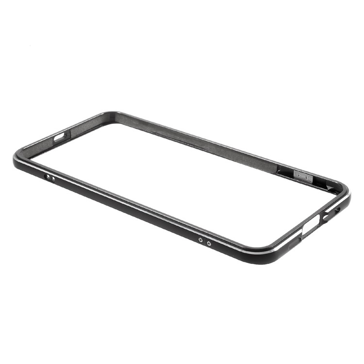 For Xiaomi Mi 6 Plated Aluminium Alloy Metal Bumper Case with Screw Lock - Black-2