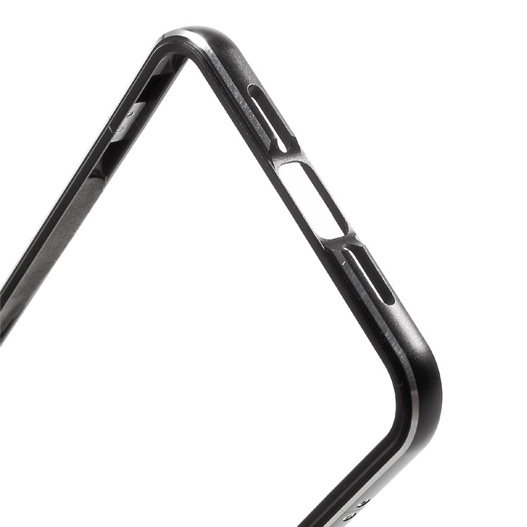 For Xiaomi Mi 6 Plated Aluminium Alloy Metal Bumper Case with Screw Lock - Black-6