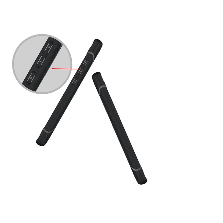 Supporting Kickstand PC + TPU Hybrid Mobile Cover for Xiaomi Redmi Note 4 - Black-10