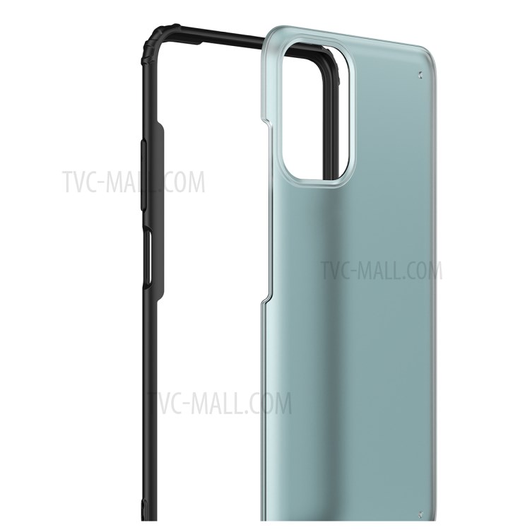 Armor Series Matte PC + TPU Hybrid Phone Case for Xiaomi Redmi Note 10 4G / Redmi Note 10S - Black-10