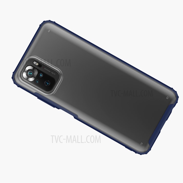 Armor Series Matte PC + TPU Hybrid Phone Case for Xiaomi Redmi Note 10 4G / Redmi Note 10S - Black-5
