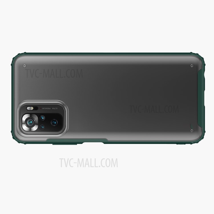 Armor Series Matte PC + TPU Hybrid Phone Case for Xiaomi Redmi Note 10 4G / Redmi Note 10S - Black-6