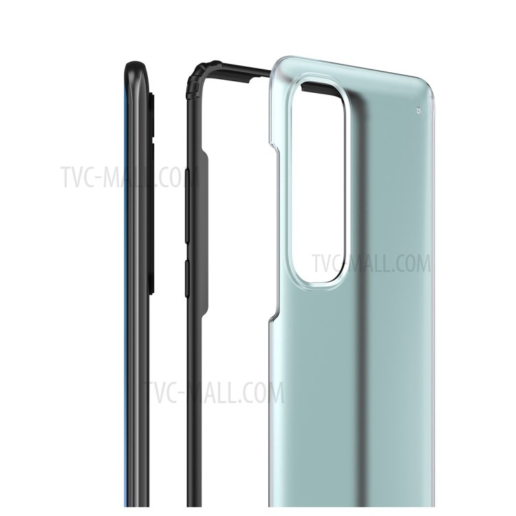Armor Series Matte PC + TPU Hybrid Phone Case for Xiaomi Mi 10S - Black-8