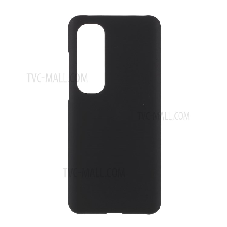 Full Protection Rubberized Hard PC Cell Phone Case for Xiaomi Mi 10S - Black-1