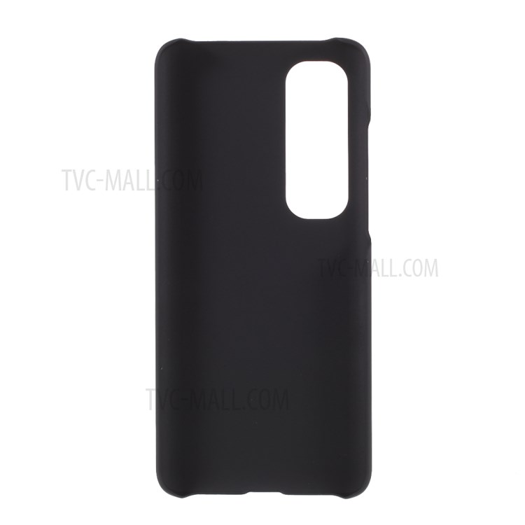 Full Protection Rubberized Hard PC Cell Phone Case for Xiaomi Mi 10S - Black-3