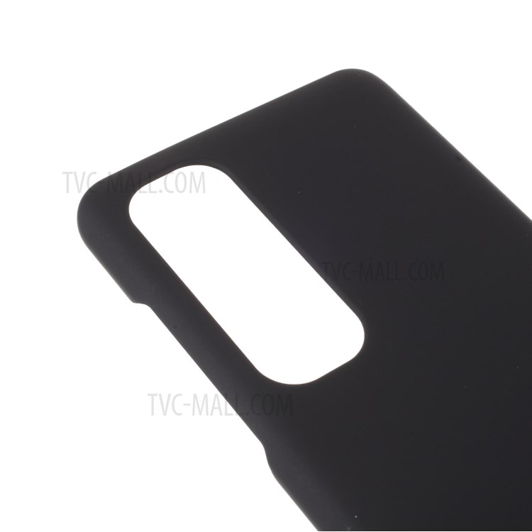 Full Protection Rubberized Hard PC Cell Phone Case for Xiaomi Mi 10S - Black-6