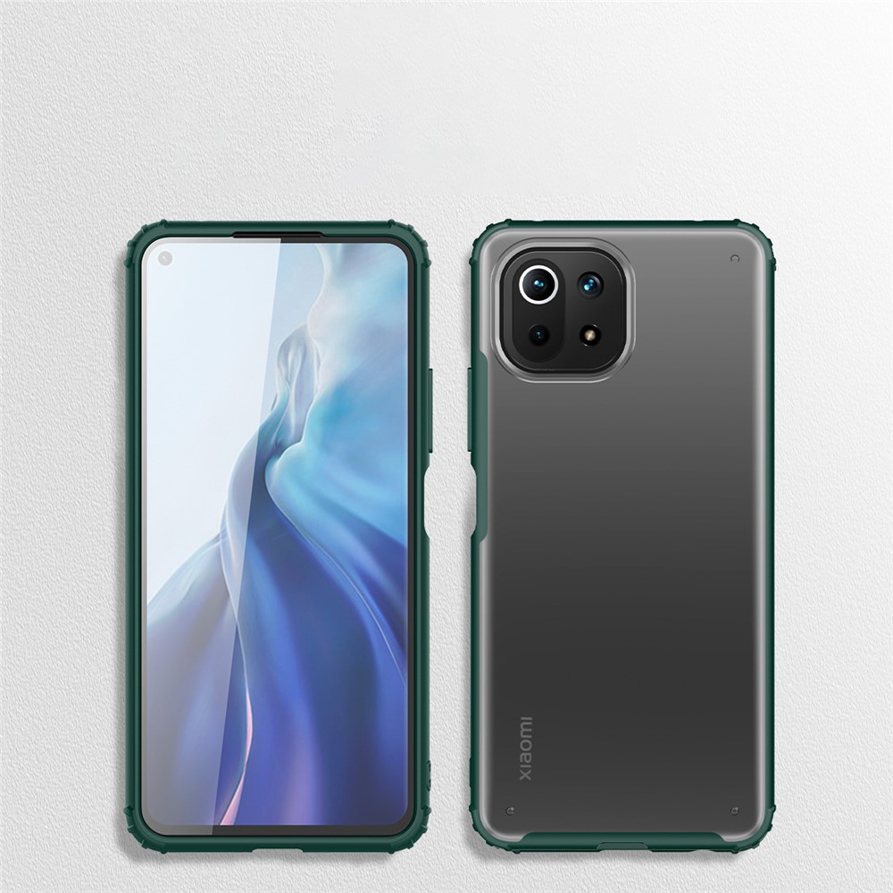 Armor Series PC + TPU Matte Hybrid Phone Case for Xiaomi Mi 11 Lite - Black-3