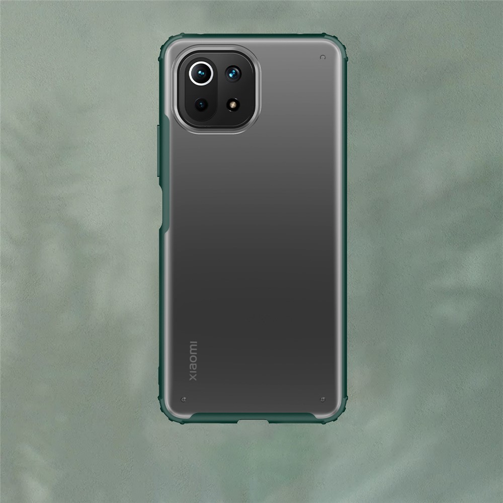 Armor Series PC + TPU Matte Hybrid Phone Case for Xiaomi Mi 11 Lite - Black-6