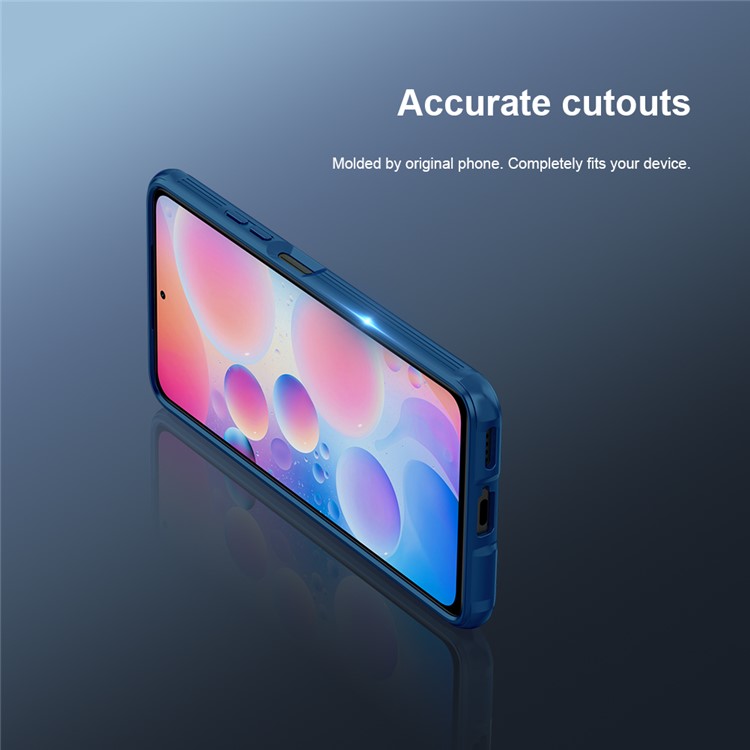 Корпус Nillkin Camshield Для Xiaomi Poco F3 / Redmi K40. / K40 Pro. / K40 PRO + Сладочная Камера Крышка ПК Чехол Чехол Человек - Чернить