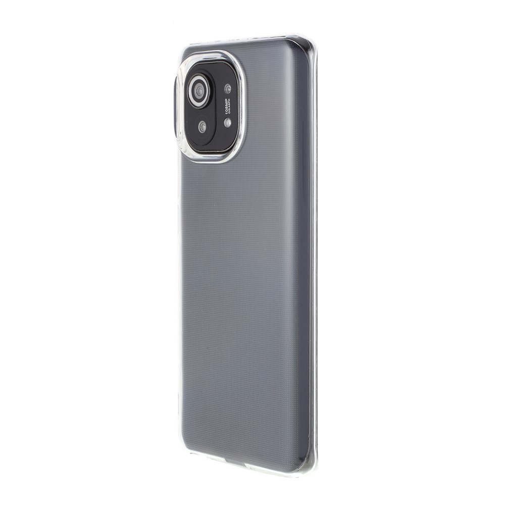 Non-slip Design Thicken Transparent TPU Protector Case (2mm) for Xiaomi Mi 11-2