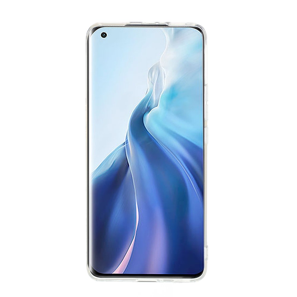 Non-slip Design Thicken Transparent TPU Protector Case (2mm) for Xiaomi Mi 11-3