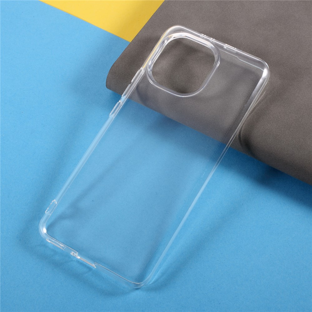 Non-slip Design Thicken Transparent TPU Protector Case (2mm) for Xiaomi Mi 11-4