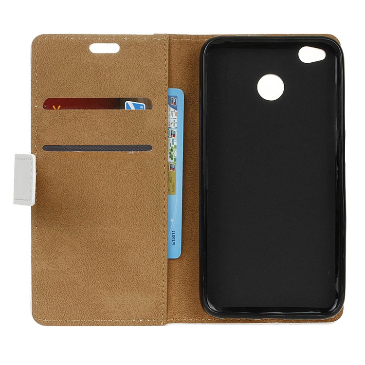 Pattern Printing Wallet Leather Foldable Casing for Xiaomi Redmi 4X - Eiffel Tower and Maple Leaves-7