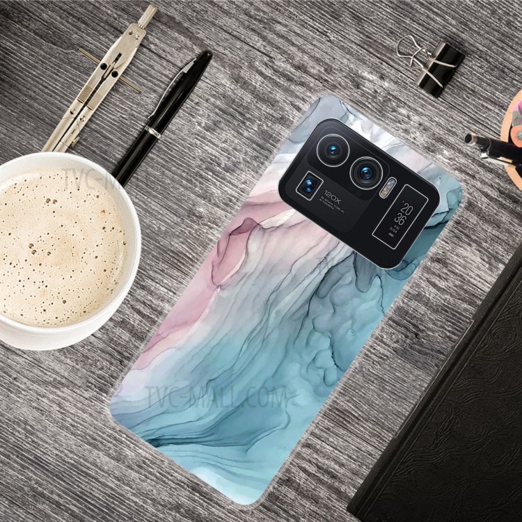Marble Pattern Printing Cover Flexible TPU Phone Case for Xiaomi Mi 11 Ultra - Style A-4