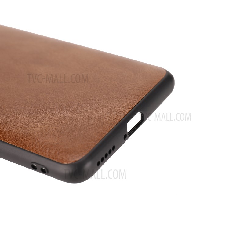 Crazy Horse Texture PU Leather Coated Plastic+TPU Case for Xiaomi Redmi K40 Pro+ / Redmi K40 Pro / Redmi K40 - Brown-5