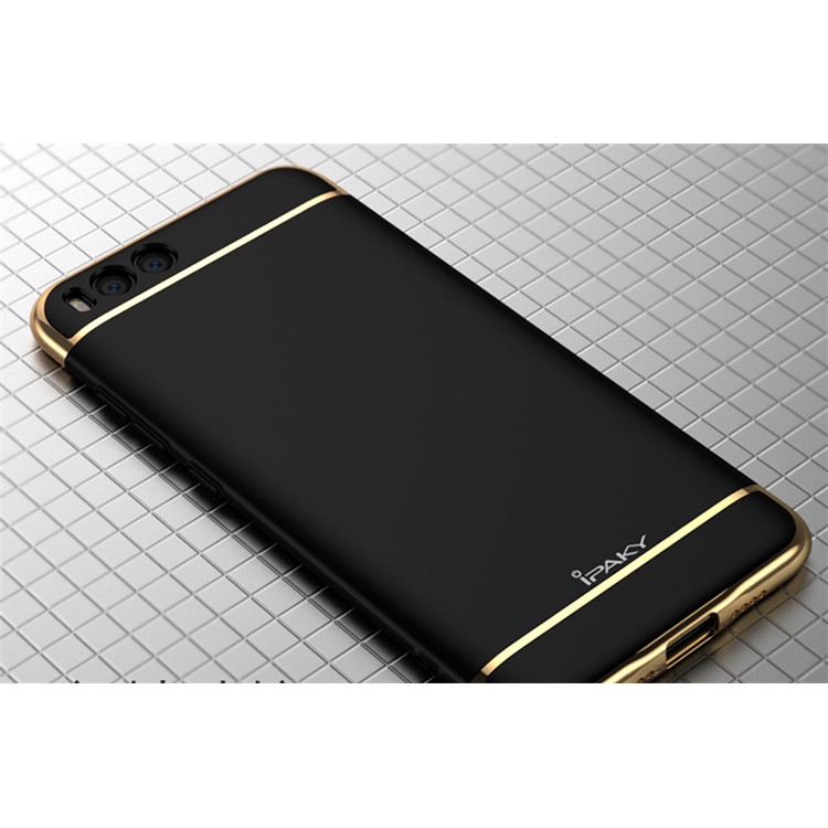 IPAKY 3-in-1 Electroplating PC Mobile Phone Case for Xiaomi Mi 6 - Black-2