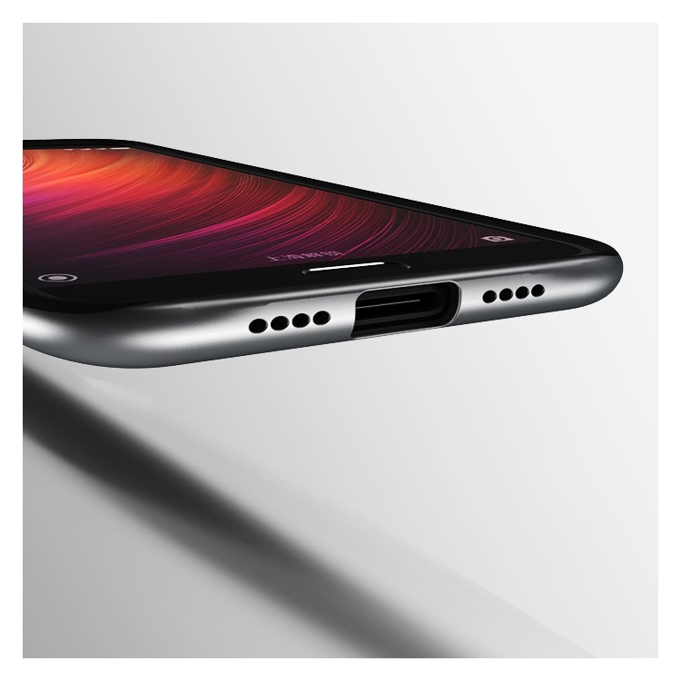 IPAKY 2-Piece PC Bumper + TPU Hybrid Case Cover for Xiaomi Mi 6 - Silver-5