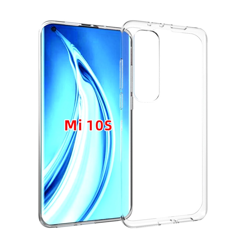 10Pcs/Pack Soft TPU Phone Protective Flexible Back Shell Inner Anti-Slip for Xiaomi Mi 10S-11